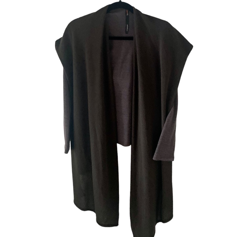 Renee C Women’s Hoodie Cardigan
Sweater Brown& Gray Long Sleeve Size L